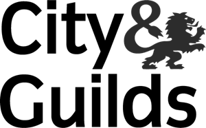 city and guilds logo greyscale